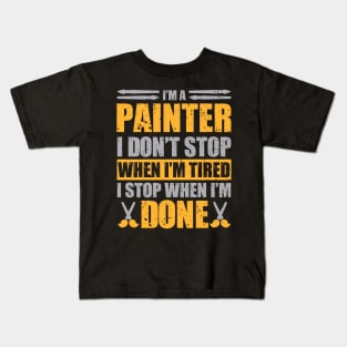 Painting Painter Kids T-Shirt